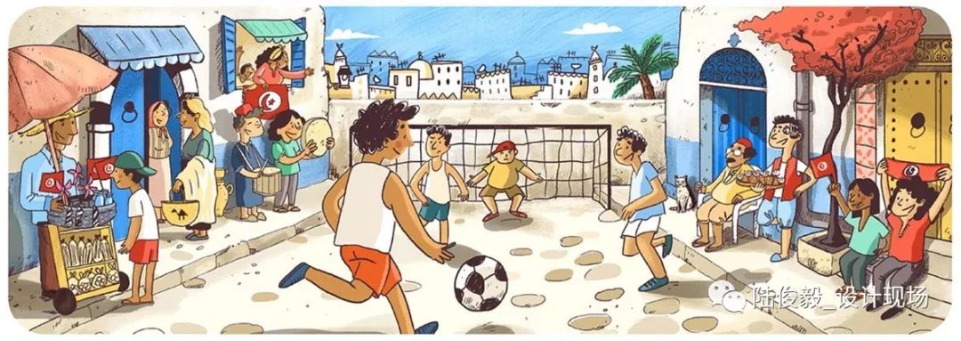 世界杯主题绘画分镜头插画,涂鸦26个字母设计图片手绘