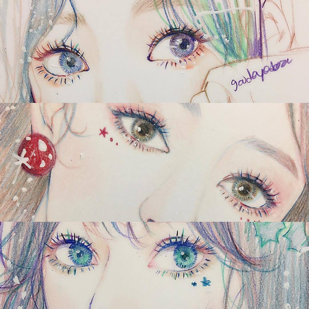 画眼睛的100种方式图片,画眼睛的100种画法怎么画