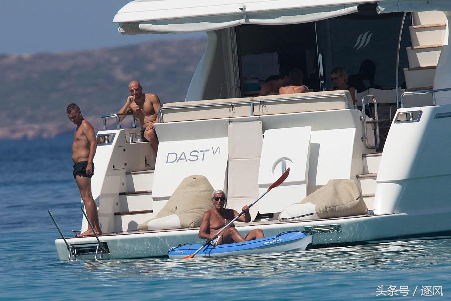 里皮的日光浴,里皮马尔代夫合影