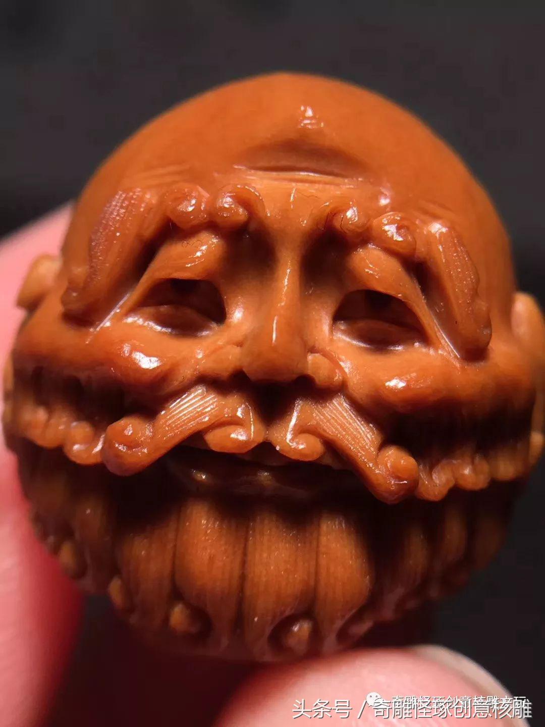 世界顶级极品橄榄核雕十八罗汉,知翠轩橄榄核雕双面十八罗汉价格