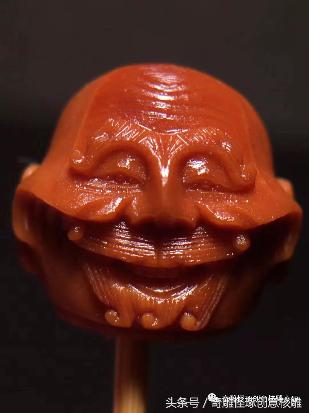 世界顶级极品橄榄核雕十八罗汉,知翠轩橄榄核雕双面十八罗汉价格