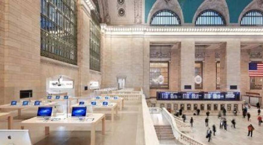 苹果精品店装修,苹果旗舰店店面装修