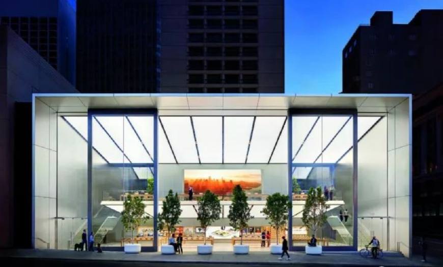 苹果精品店装修,苹果旗舰店店面装修