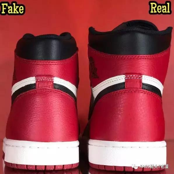 如何辨别真假aj1low绿脚趾,aj1mid黑红脚趾男女款区别