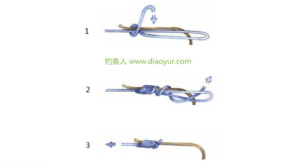 绑钩视频教程慢动作双钩,全网最全五种绑钩方法