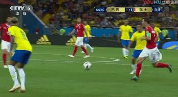 外国网友恶搞内马尔翻滚,世界杯搞笑内马尔