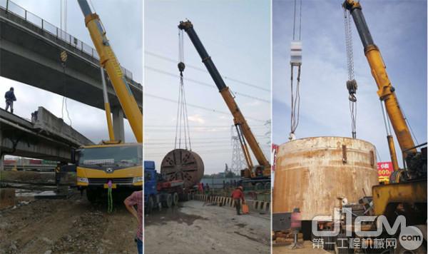 徐工2600吨起重机吊装现场,徐工750吨全地面起重机的吊装视频