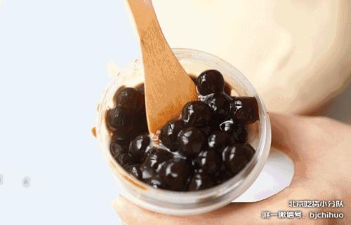 网红奶茶爆浆蛋糕,网红珍珠奶茶蛋糕