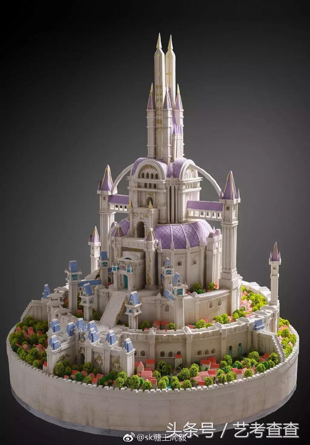 她做的甜品超级治愈,古风美人蛋糕