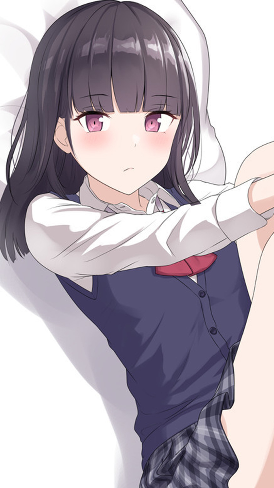 暗黑系列二次元高清动漫精美壁纸,女生动漫壁纸高清二次元蓝色衣服