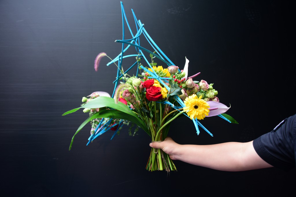 虹桥古玩城举行插花“世界杯”选拔赛