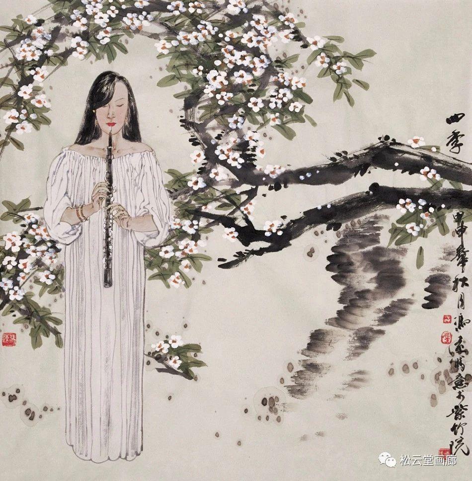 画家冯远2005年作品人物画,冯远谈蒋兆和的人物画