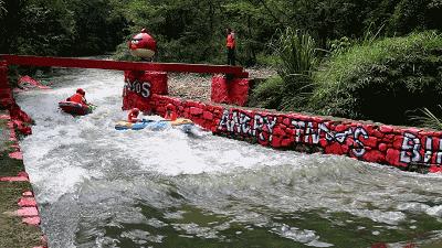 宜昌青龙峡第四届亲子漂流大赛实况回顾！你错过的精彩都在这里！