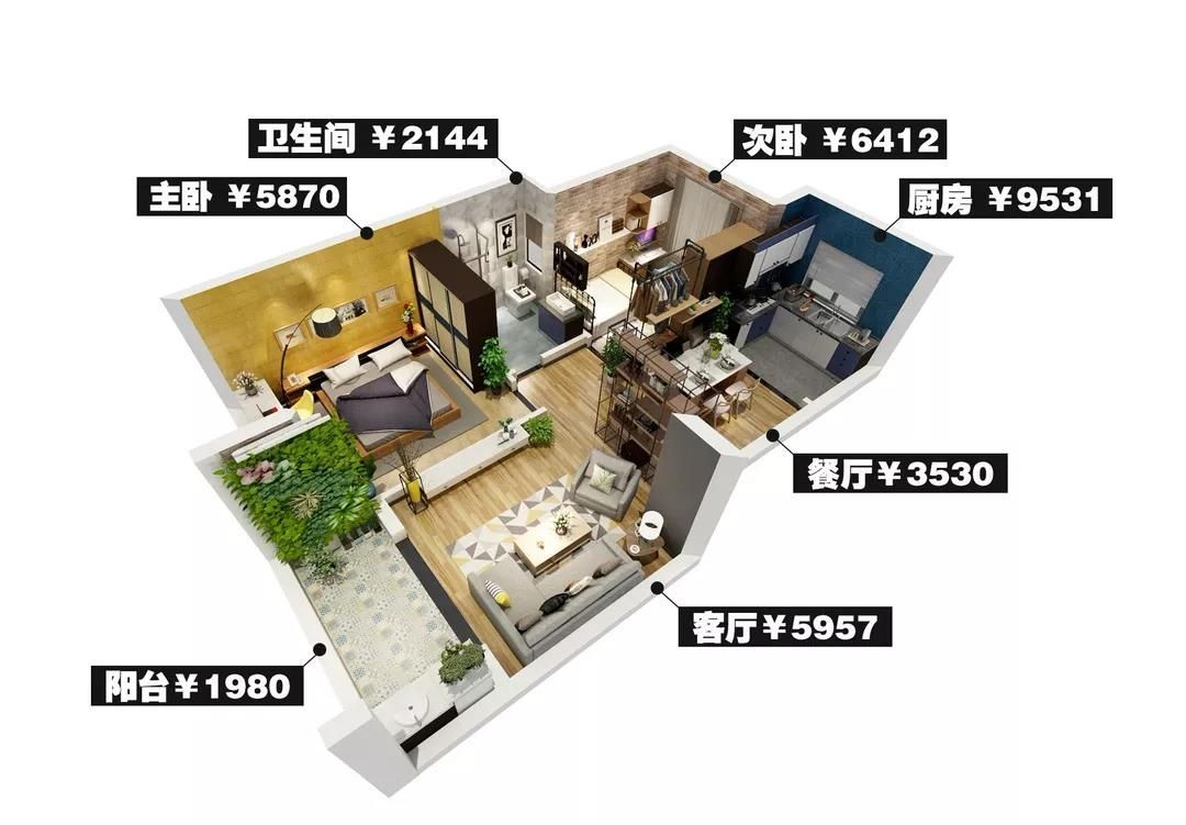 设计师夫妇装的超屌工业风新房，从客厅美到卧室，家变成了摄影棚