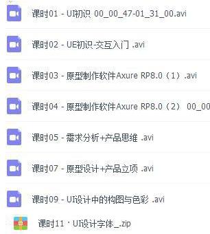 ui自学全套视频教程,UI设计零基础学习