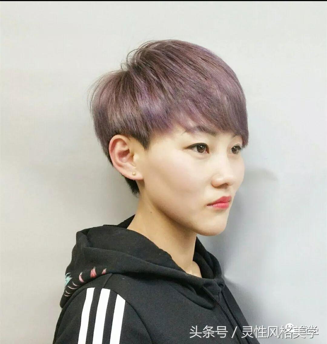 时尚气质高雅的短发造型烫,烫减龄时尚免打理的短发