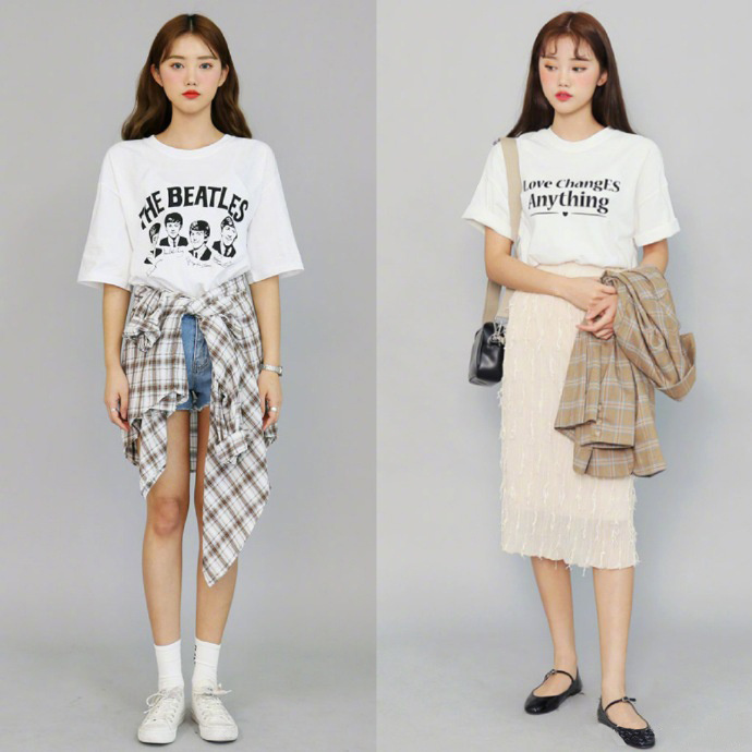 15-18岁适合学生党的休闲风穿搭,18套超好看的夏季日常穿搭