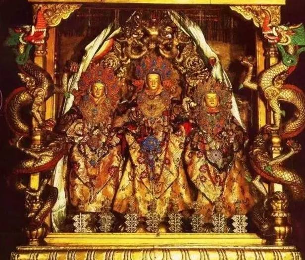 布达拉宫镇馆之宝观音像,布达拉宫天然观音像图片