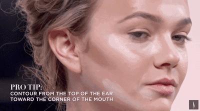 让脸小10倍的修容法,超自然的修容小技巧