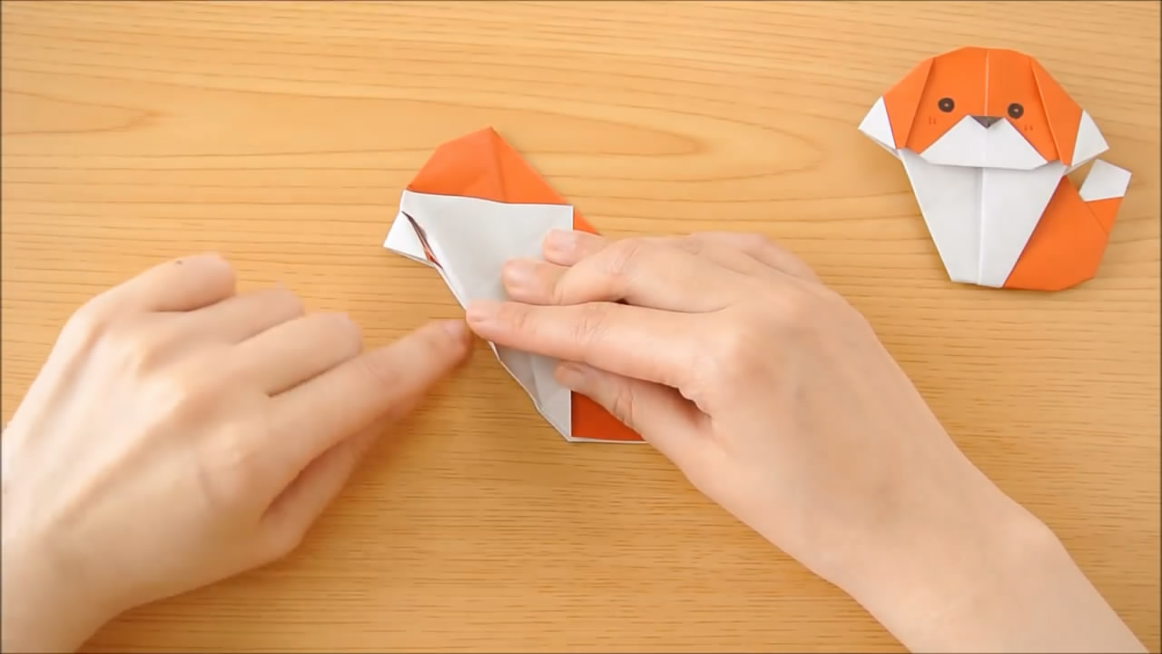 用折纸做小狗儿童简单做法,小狗折纸简单易学步骤