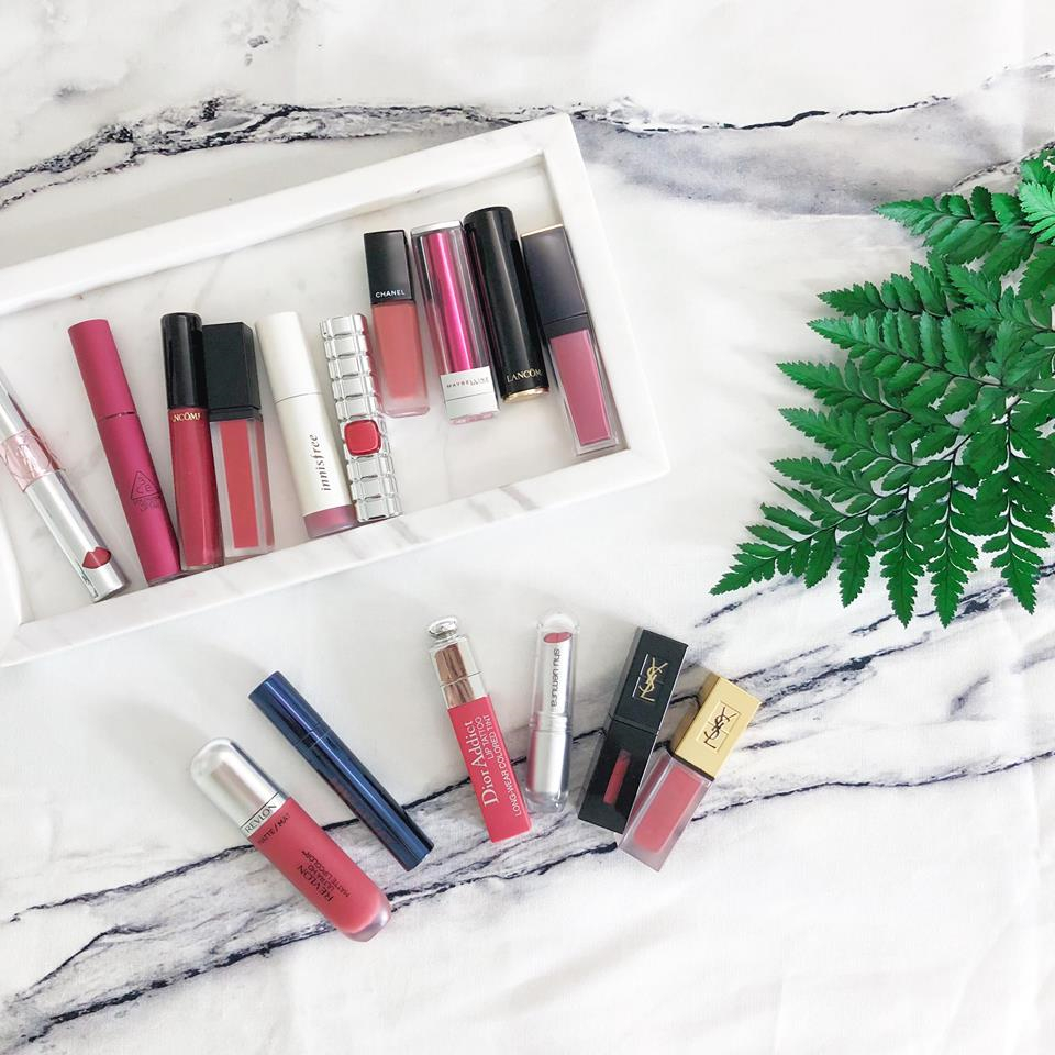 露华浓冷门口红试色,露华浓049干枯玫瑰试色