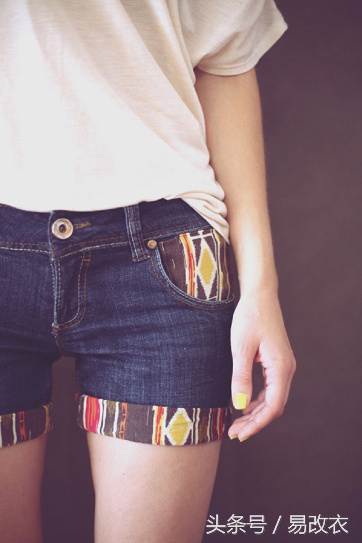 废旧的牛仔裤怎么改短裤,废弃牛仔裤如何变短裤