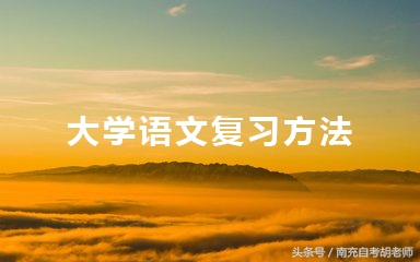 大学语文自考2024,公大自考的大学语文怎么学