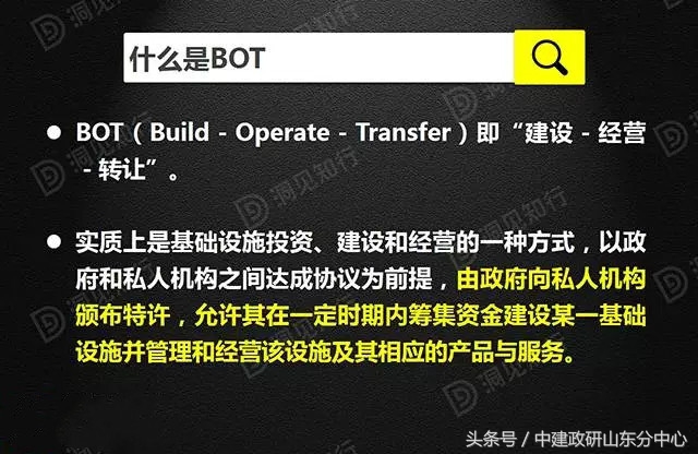 干货！PPP/BOT/BT/TOT/TBT深度解读，建议收藏！