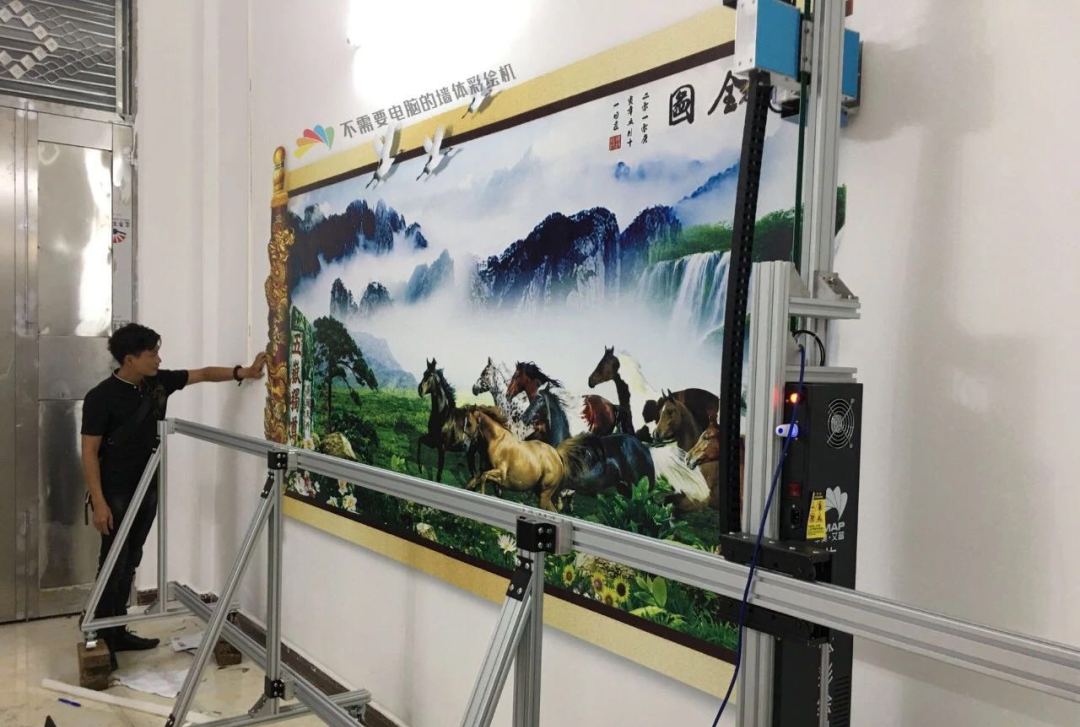 墙体彩绘施工机器,墙体彩绘机器