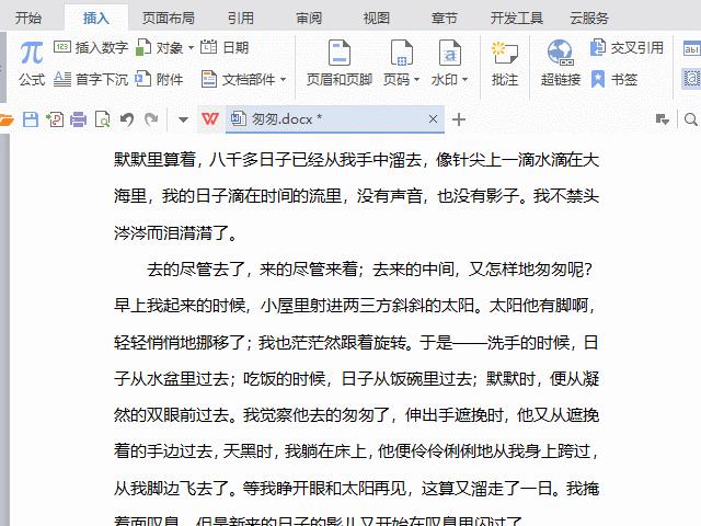 WPS文字/Word添加水印，防止别人篡改就是这么简单