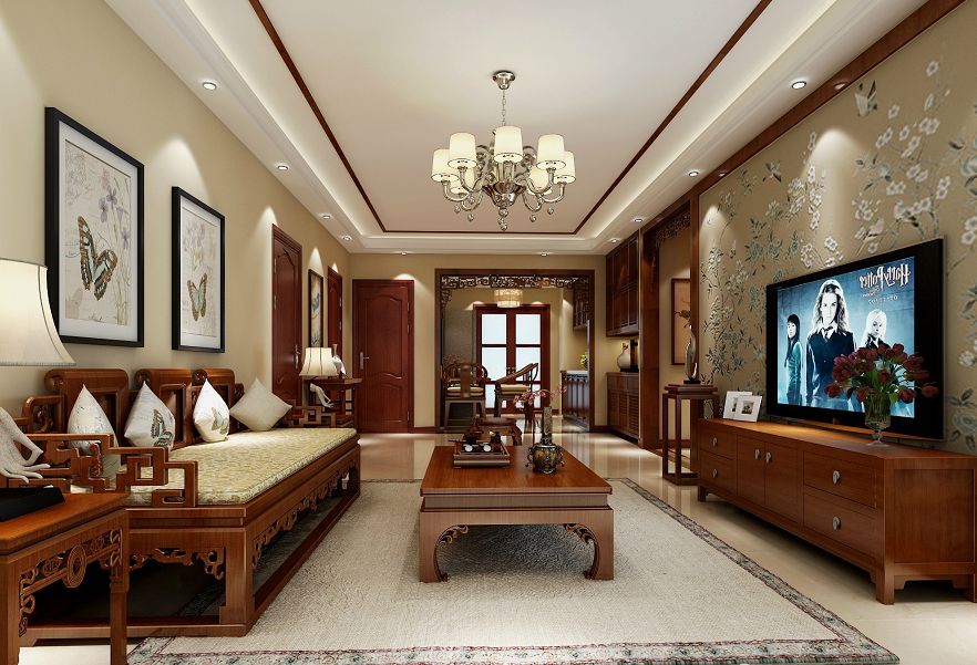 60平米小户型装修新中式风格的,88平米新风格装修