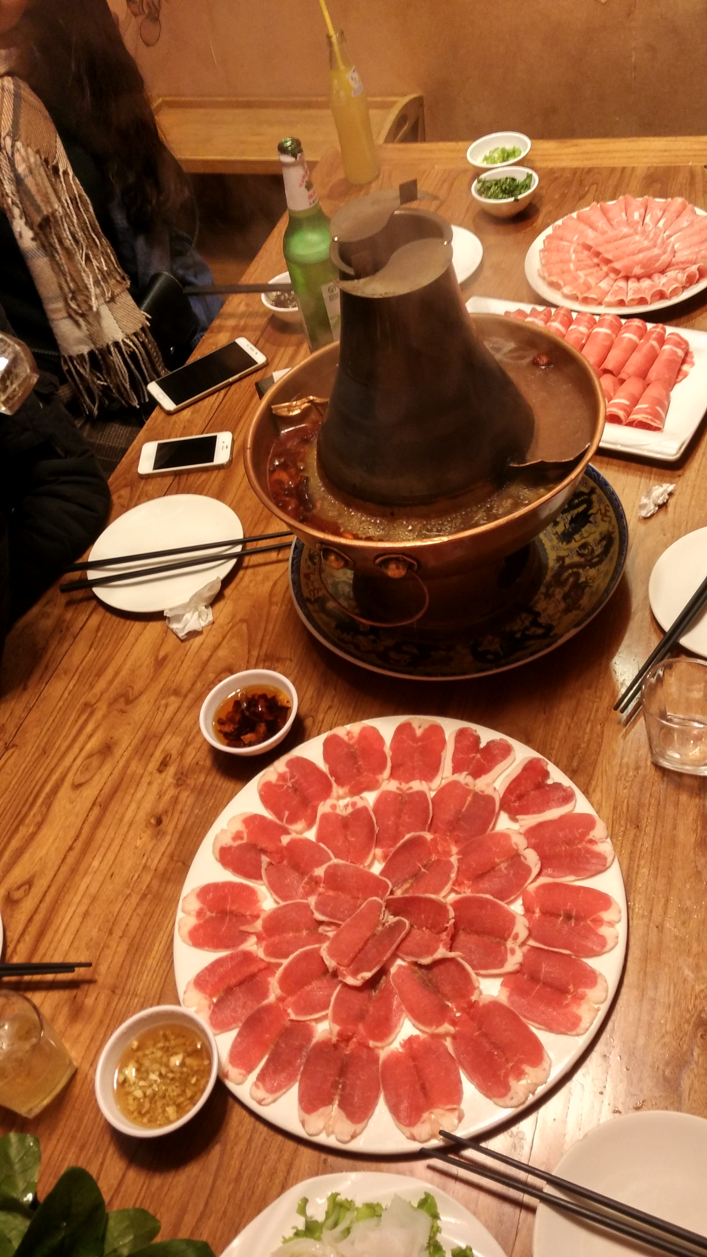 来北京必吃的铜锅涮肉,探店老北京涮肉
