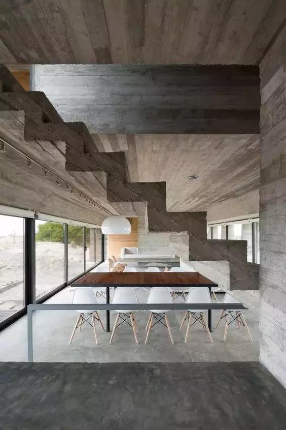 清水混凝土的建筑,混凝土水泥墙风格