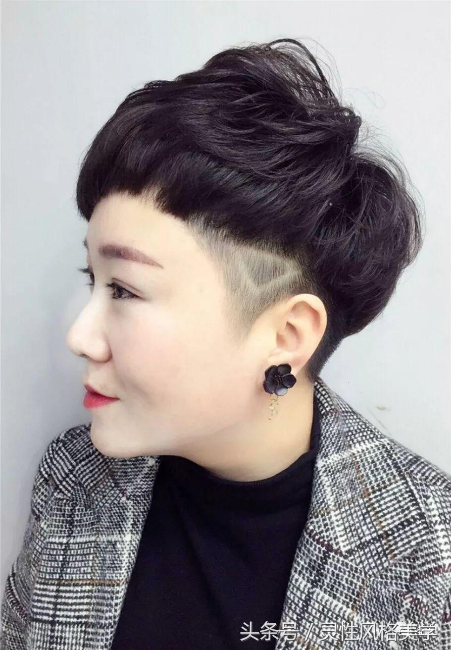 今年最流行的短发超短,最时髦的短发适合圆脸