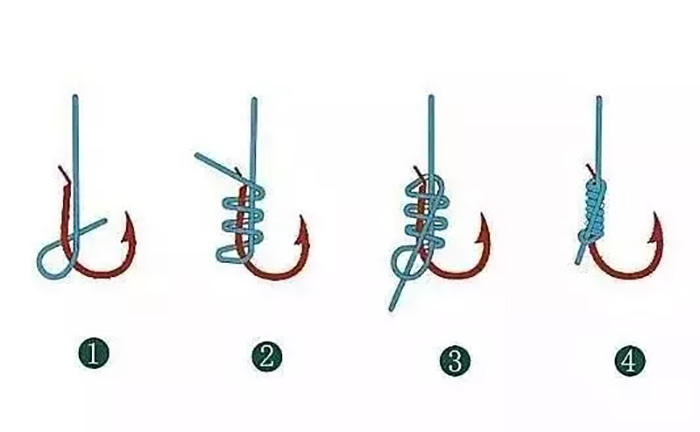 新手鱼钩绑线教学,新手如何将鱼钩绑到子线上