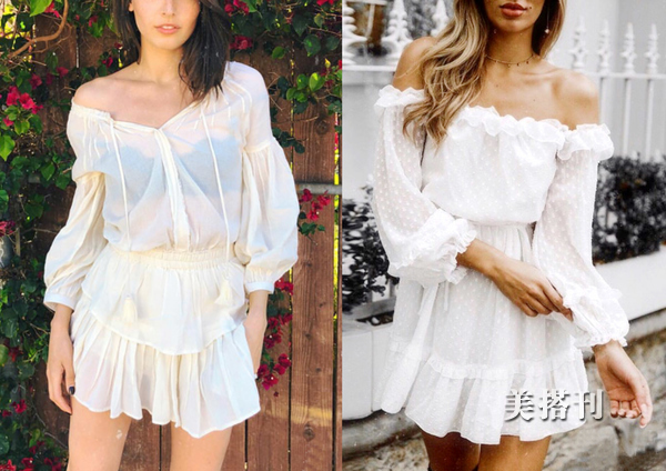 不同场合的裙装穿搭示范,气质女生的早秋裙装穿搭