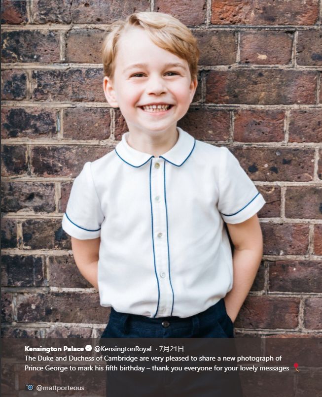 乔治小王子穿的衣服,英国乔治小王子服装搭配