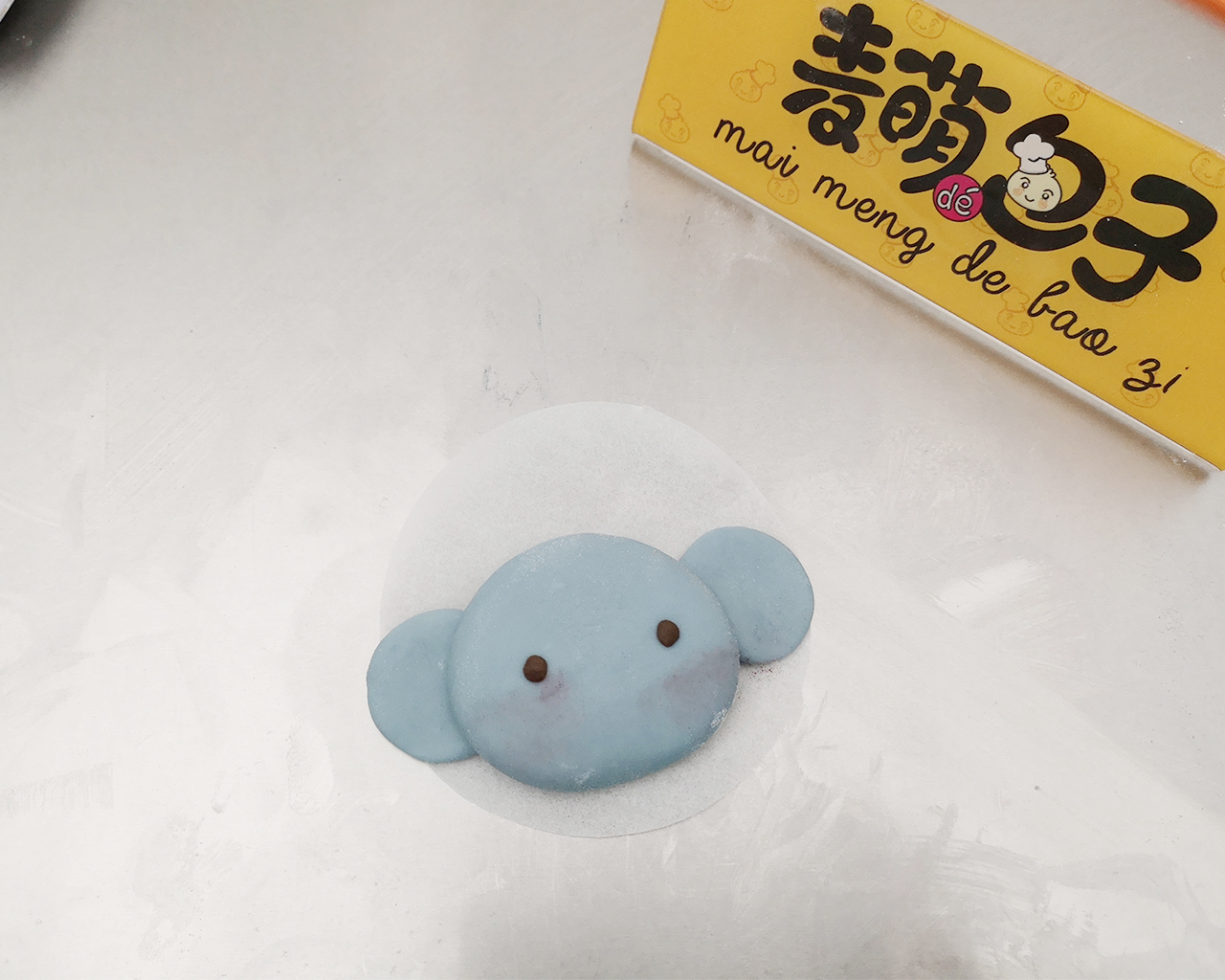 大象馒头怎么做,小熊卡通馒头制作教程