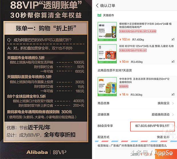 阿里巴巴88vip省钱吗,一年消费多少才能开88vip