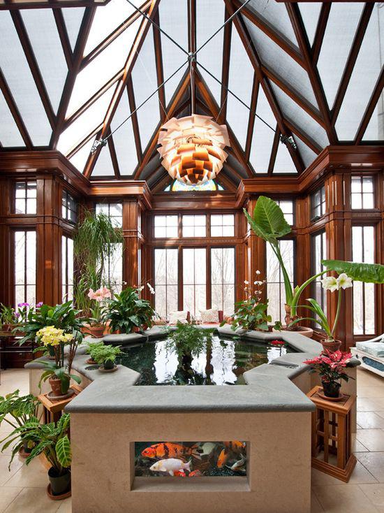 阳光房绿植装修效果图,阳光房怎么布置好看图片欣赏