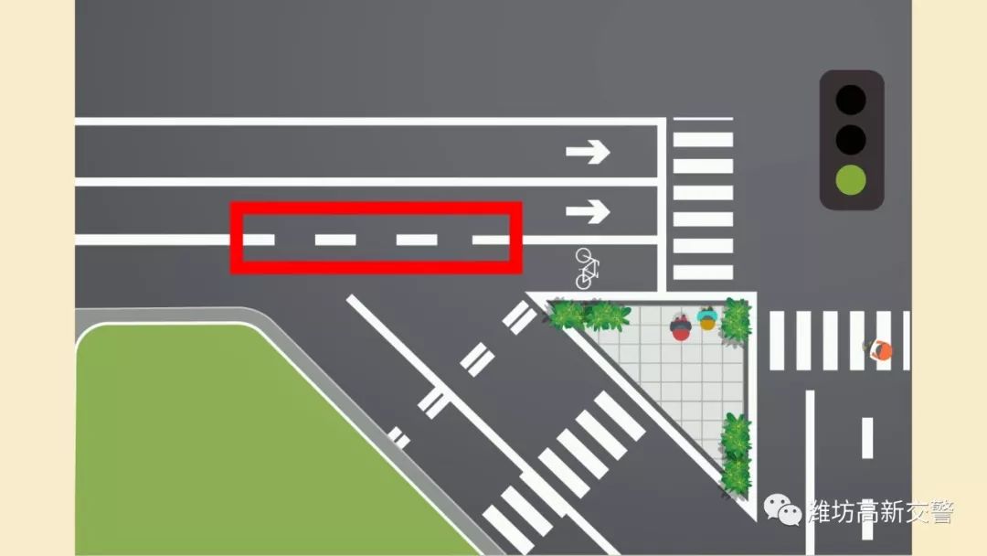 如何看懂路口右转车道,1分钟看懂如何斑马线礼让行人