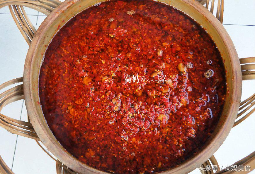 正宗四川郫县红油豆瓣酱二十斤,一斤鲜辣椒能做几斤豆瓣酱