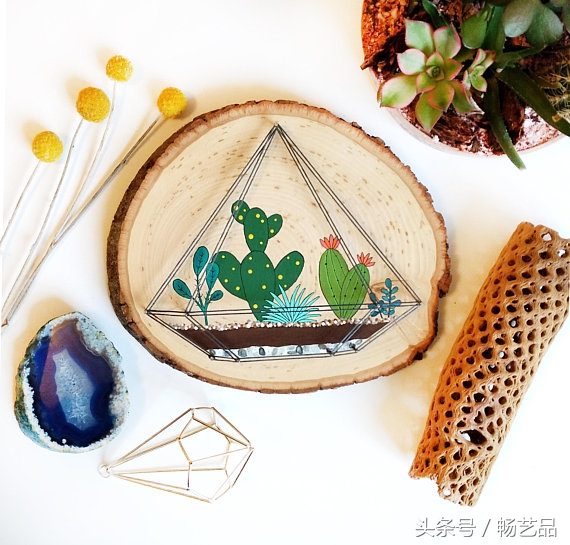 木片绣花教程视频,手工乱针绣画