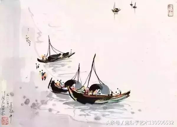 吴冠中笔下的船在哪里,吴冠中笔下的船图片
