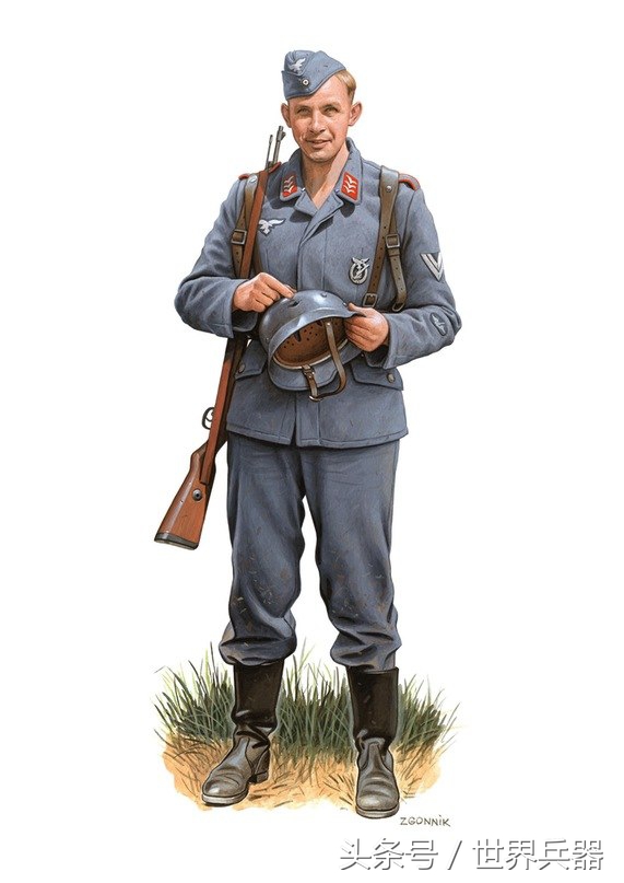 二战德军武器图片彩绘,二战中德军超帅