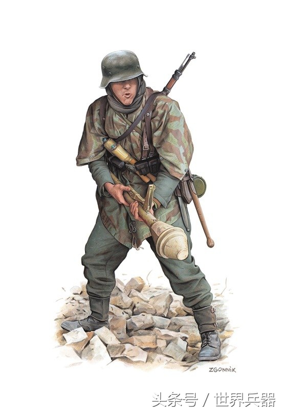 二战德军武器图片彩绘,二战中德军超帅