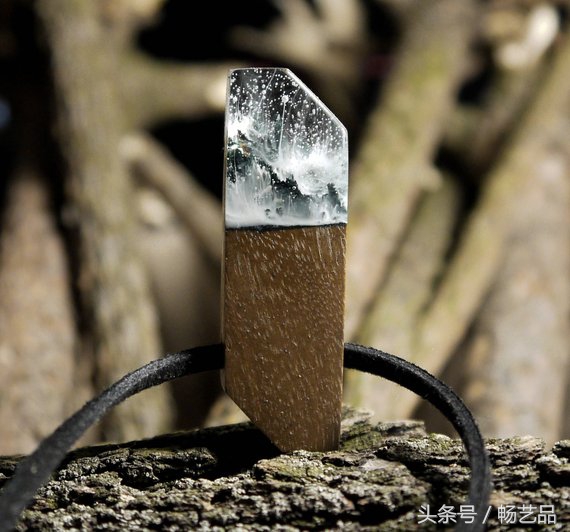 布艺纯手工制作工艺吊坠项链,手工项链吊坠diy