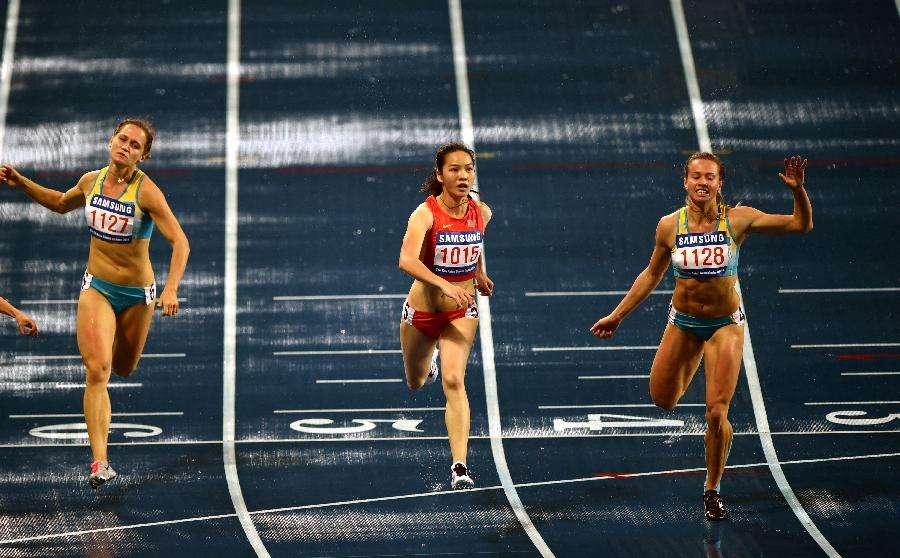 韦永丽谢震业夺冠视频,谢震业和苏炳添谁的短跑成绩好