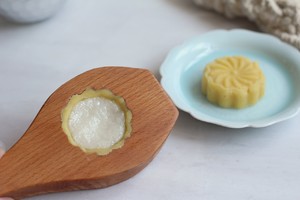 绿豆沙牡丹,绿豆沙红丝绒酥饼