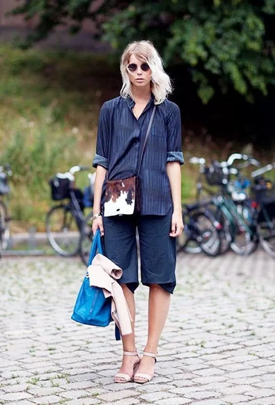 到公司上班可以穿短裤吗 (短裤怎么穿出高级范儿)